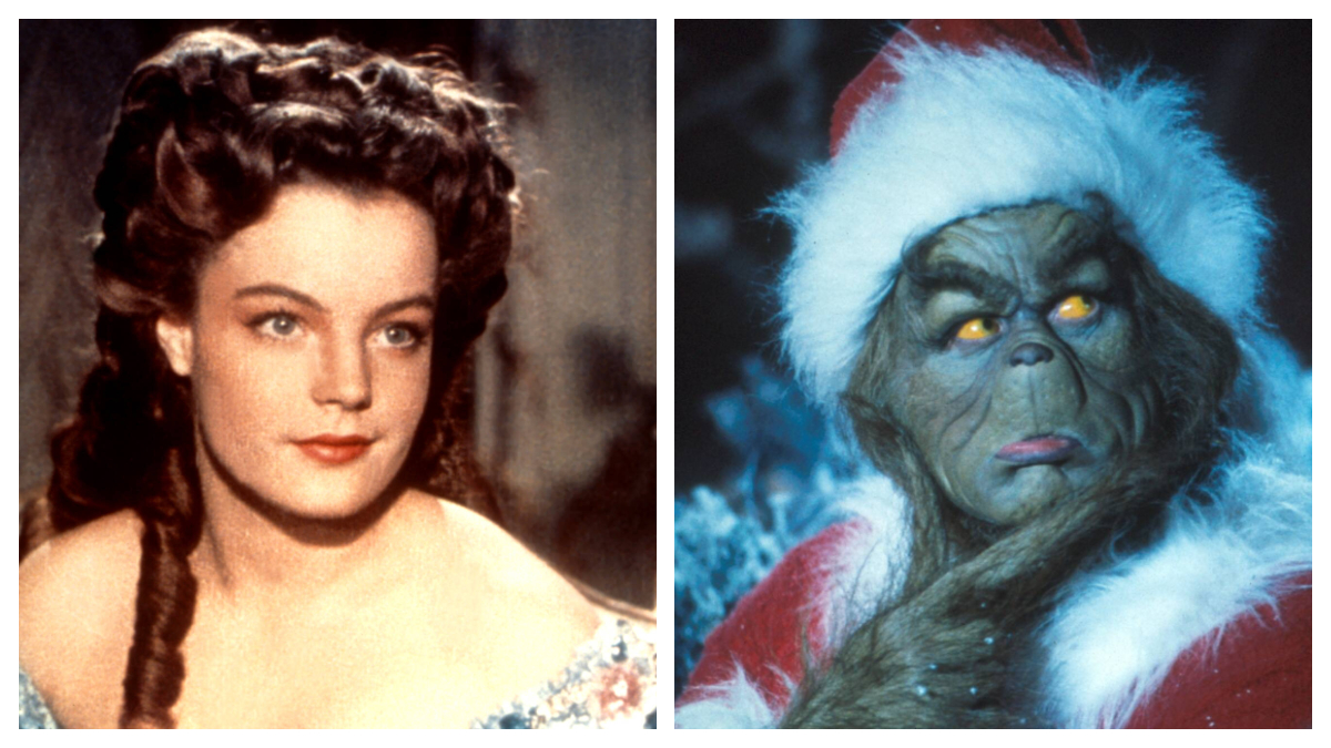 Romy Schneider als Sissi und Jim Carrey als Grinch