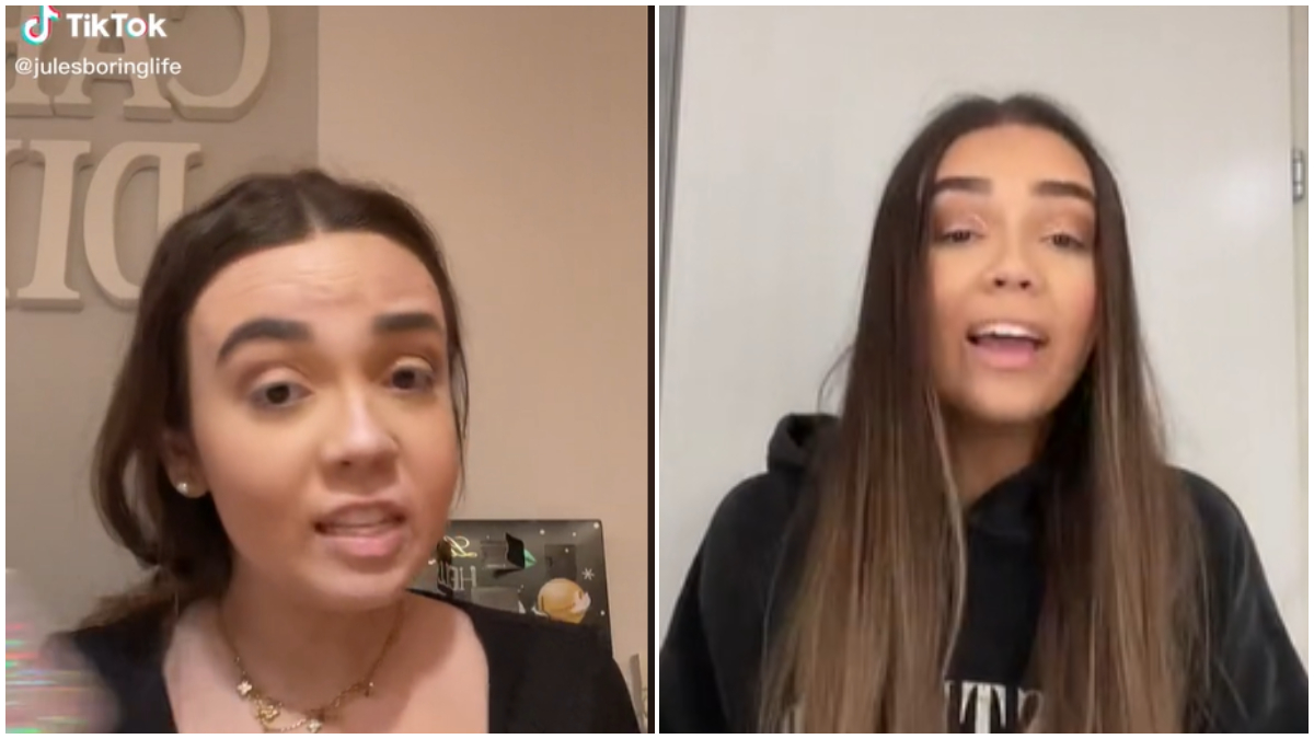 Jule spricht auf TikTok alle Sorgen und Probleme der Teenies an.