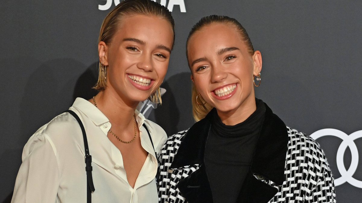 Lena und Lisa in München, Oktober 2021