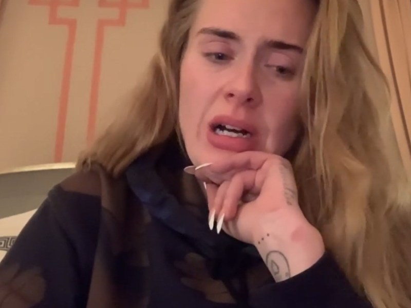 Sängerin Adele: Instagram-Botschaft