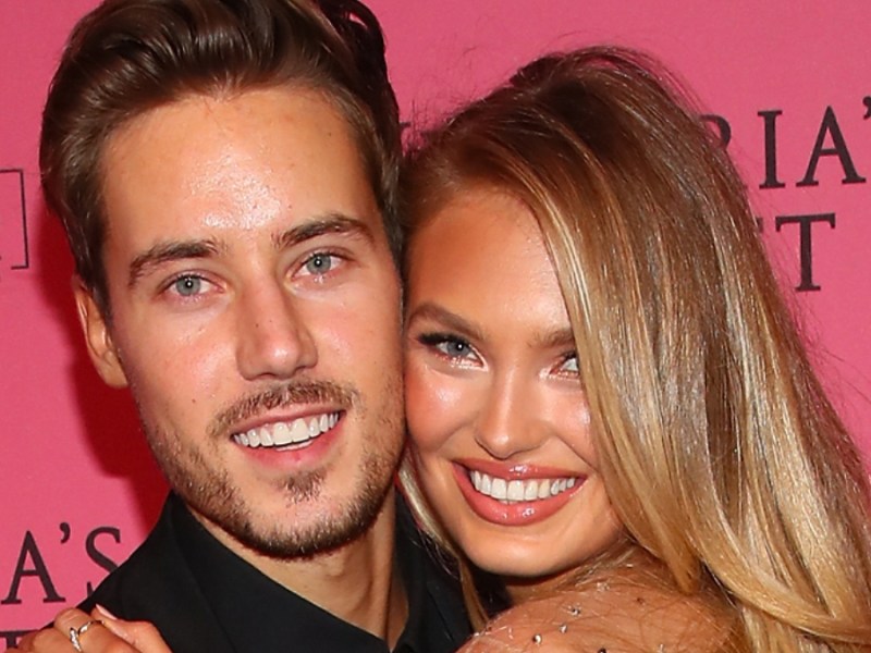 Laurens van Leeuwen und Romee Strijd im November 2018.