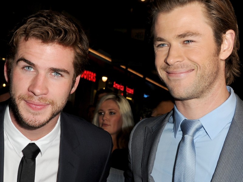 Liam und Chris Hemsworth im November 2013.