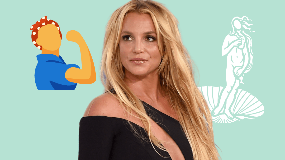 Britney Spears posiert.