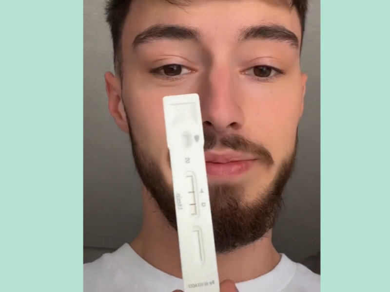 Mario Novembre: TikTok-Star zeigt seinen positiven Corona-Test