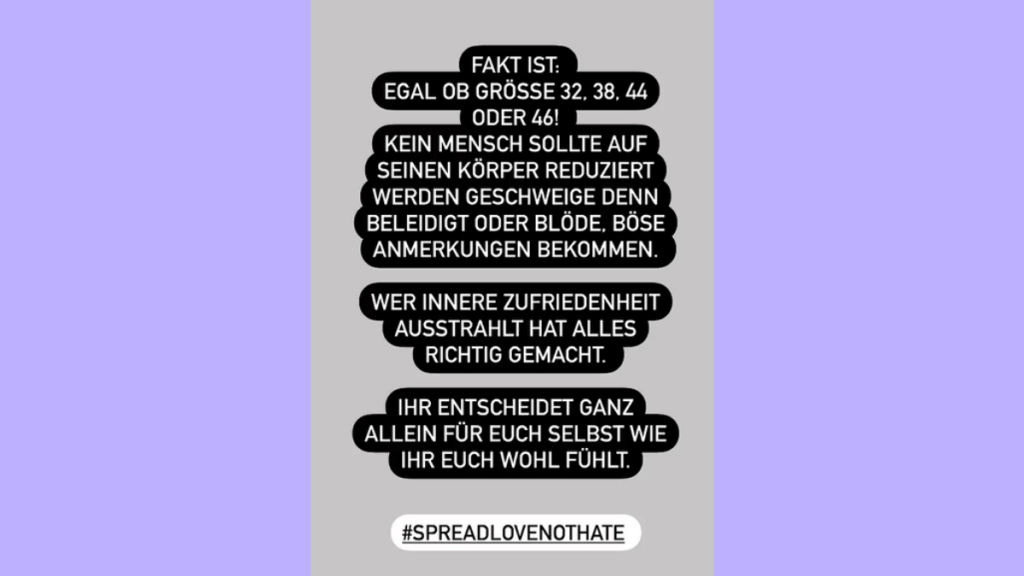 Georgina Fleur macht Hatern eine Ansage auf Instagram