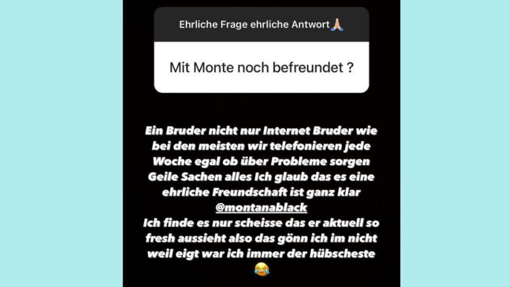 Pietro Lombardi spricht über seine Freundschaft mit Twitch-Star MontanaBlack.