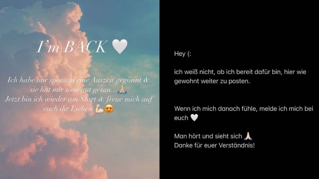 Bianca und Julian Claßen: Lebenszeichen Instagram