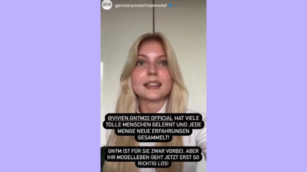 Vivien hofft, dass ihr Model-Leben nach GNTM 2022 erst losgeht.