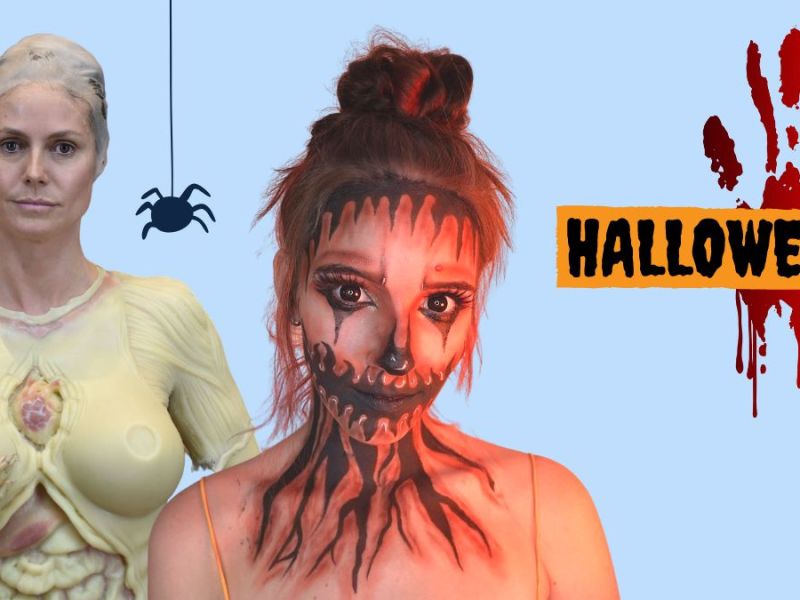 Heidi Klum & Itsmanjuu zeigen uns gruselige Halloween-Looks.