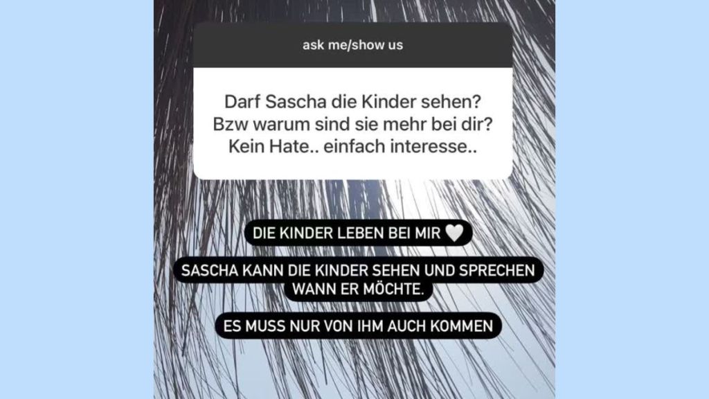 Paola Maria über die Beziehung von Sascha zu seinen Kindern