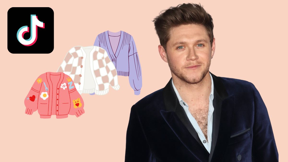 Niall Horan zeigt Cardigans auf TikTok.