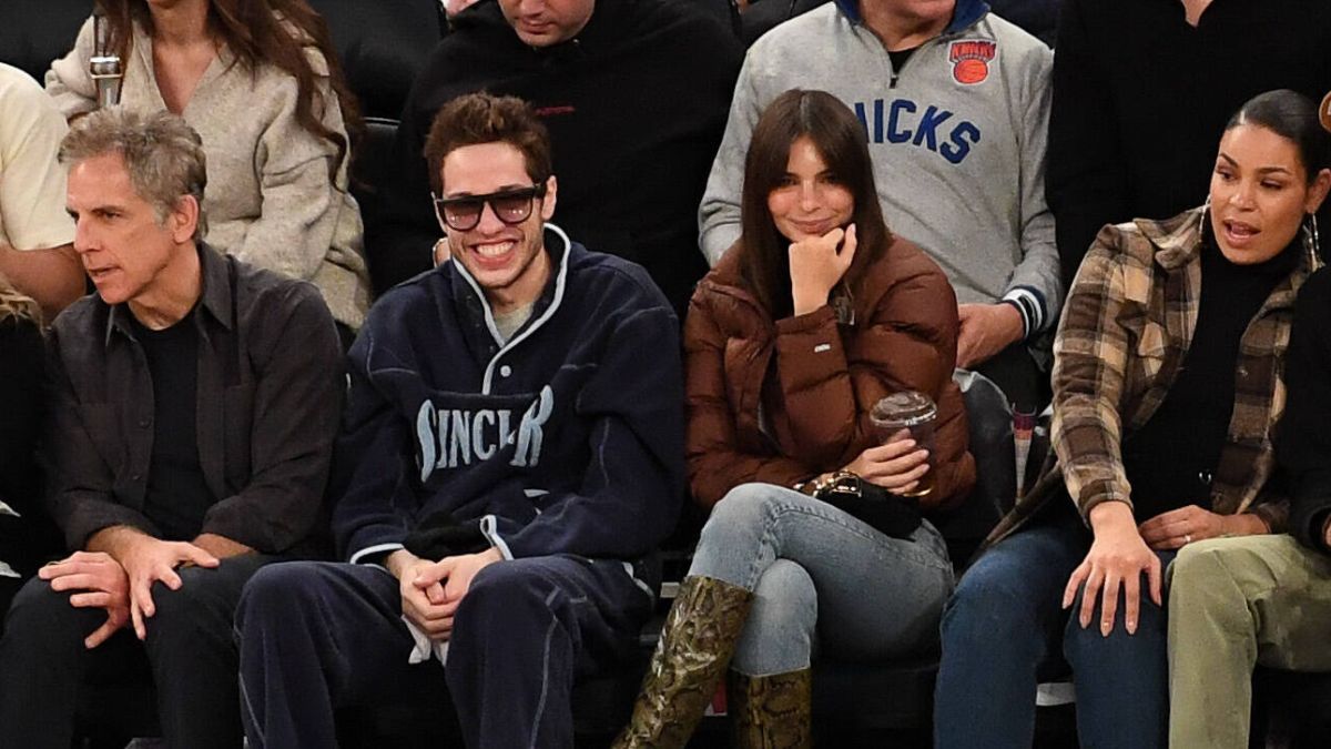 Pete Davidson Emily Ratajkowski NBA Fans begeistert