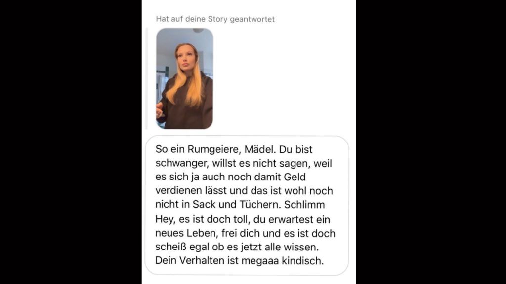 Cheyenne Ochsenknecht bekommt Hate-Nachricht