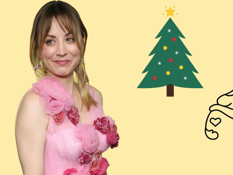 Kaley Cuoco Babybauch Weihnachten