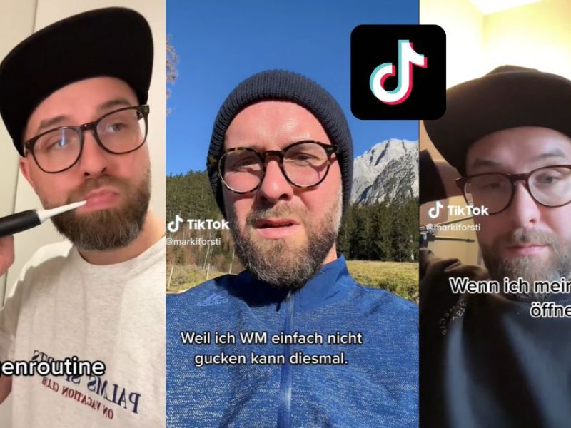 Mark Forster ist auf TikTok unterwegs.