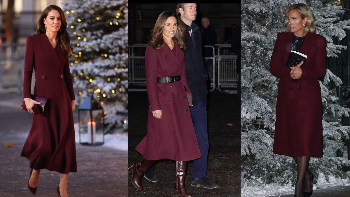 Royals in Rot Weihnachten