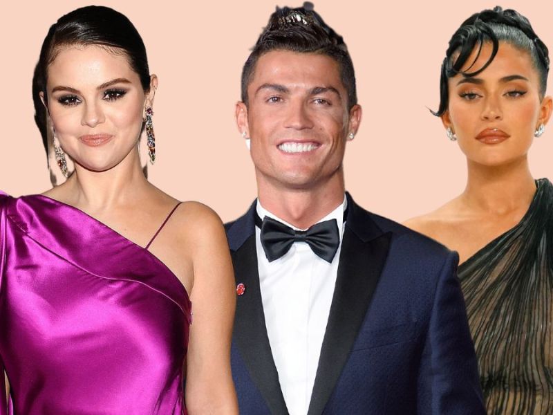 Selena Gomez Cristiano Ronaldo Kylie Jenner