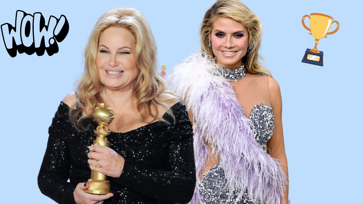 Jennifer Coolidge Heidi Klum Golden Globes