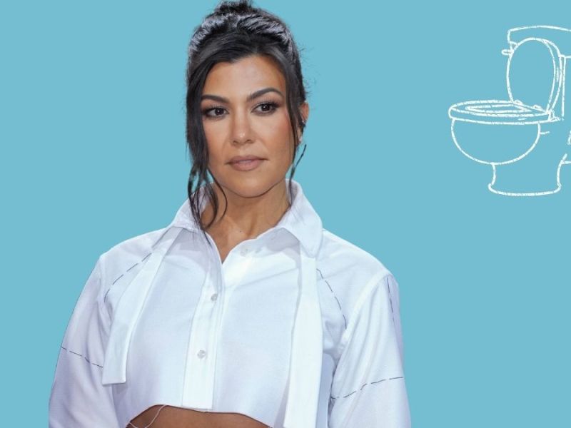 Kourtney Kardashian: Fotoshooting auf dem Klo?