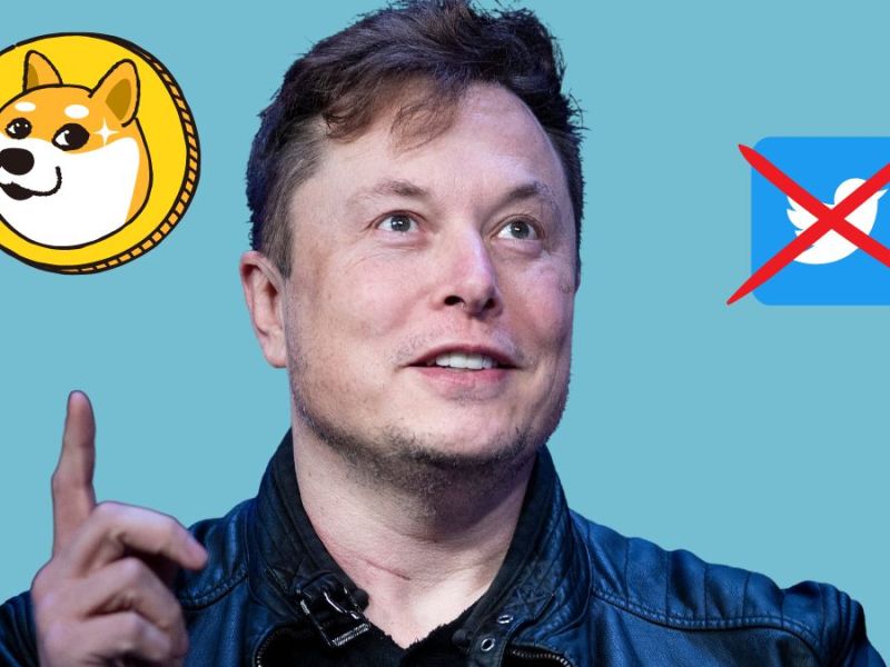 Elon Musk Twitter Logo Dogecoin