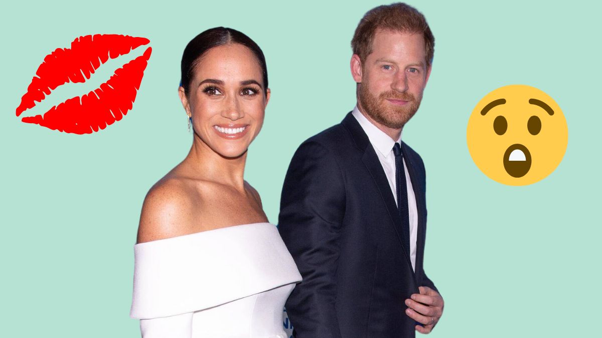 Meghan Harry Kiss Cam